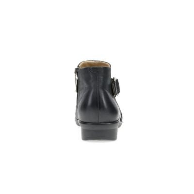 Dansko Carolyn Burnished Calf Black Women's Ankle Boots
