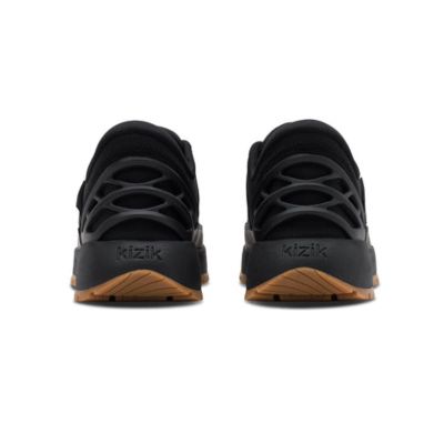 Kizik Wasatch Leather Low Blackout Men's Walking Shoes