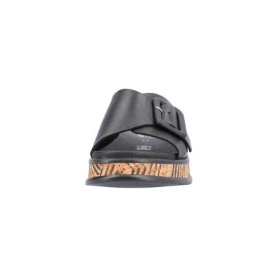 Rieker W0803-00 Black Women's Slides