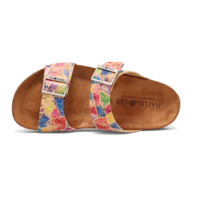 Haflinger Andrea Pink Multi Women's Sandals