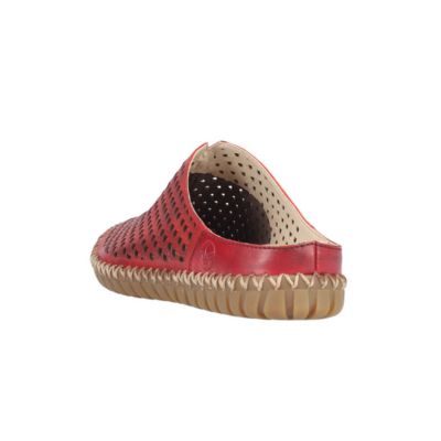 Rieker M2885-35 Red Women's Clogs