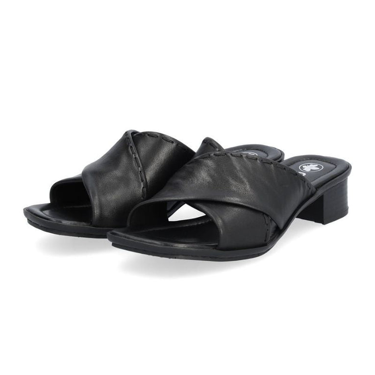 Rieker 62690-00 Black Women's Slides