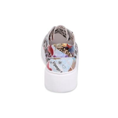 Django & Juliette Yarry-DJ Collage Print Women's Walking Shoes