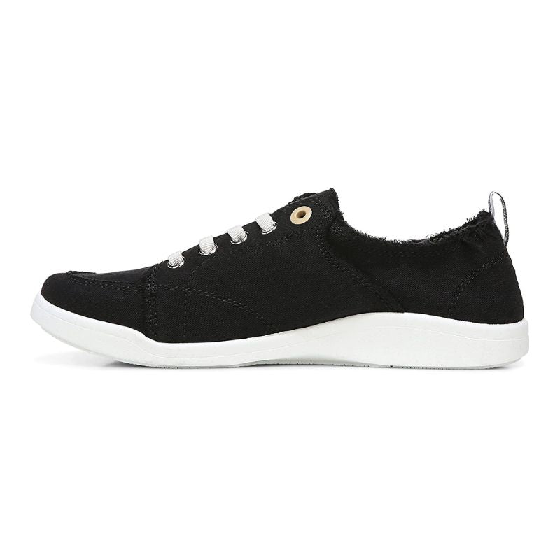 Vionic Pizmo Black Canvas Fabric Women's Walking Shoes