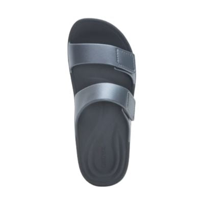 Aetrex Kaia Pewter Women's Flipflops
