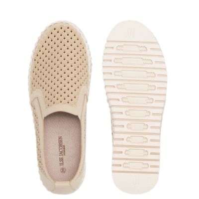 Ilse Jacobsen Tulip 4078 Pearled Ivory Women's Slip On Flats