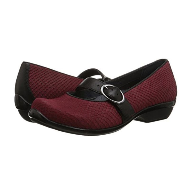 Dansko Orla Snake Cranberry Women's Shoes