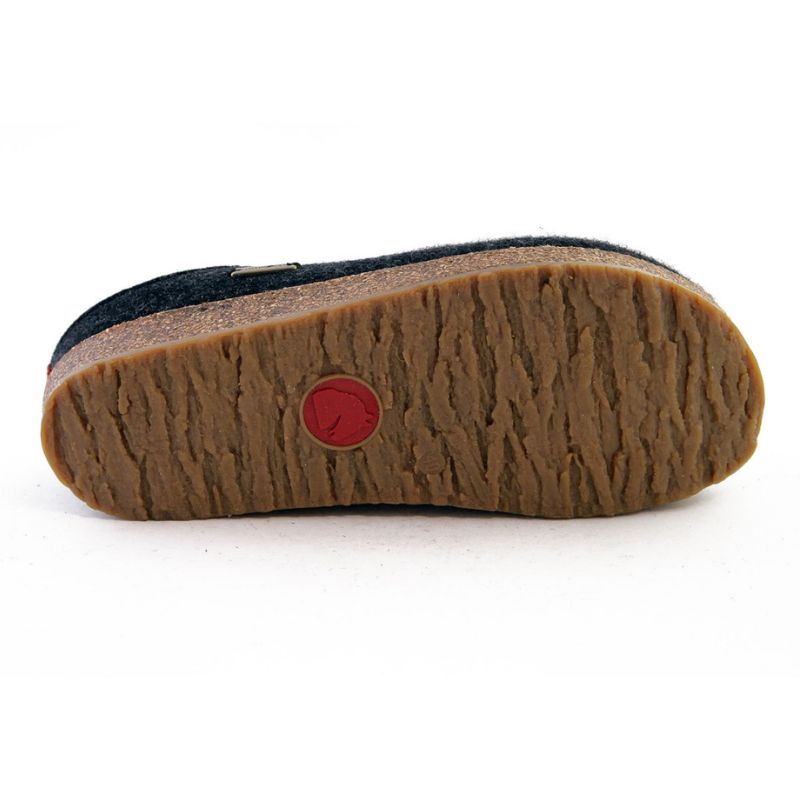 Haflinger Grizzly Kris Charcoal Unisex Slippers