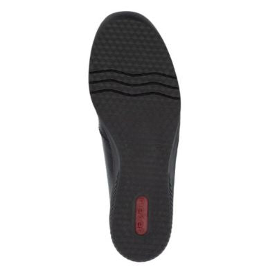 Rieker 48761-35 Red Burgundy Women's Slip-On Walking Shoes