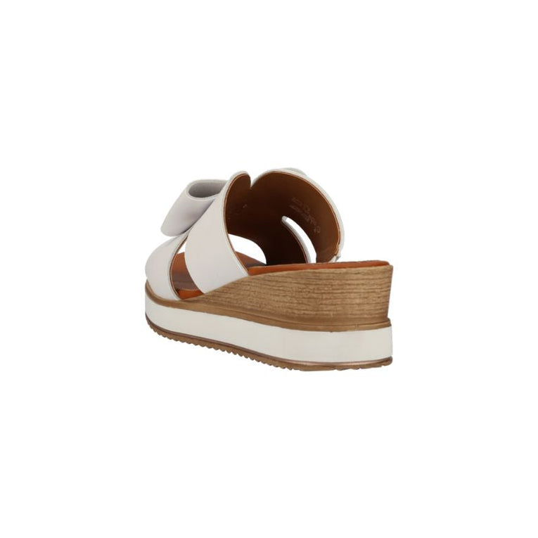 Remonte D6456-80 White Women's Wedge Slides