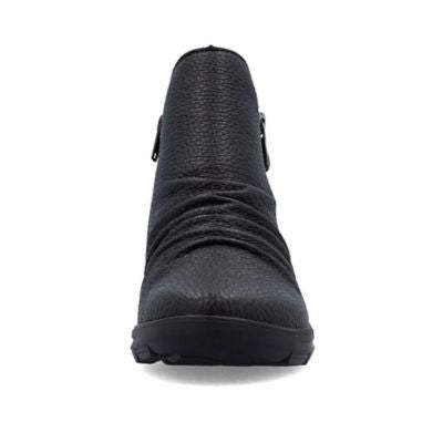 Rieker Z0056-00 Black Women's Ankle Boots