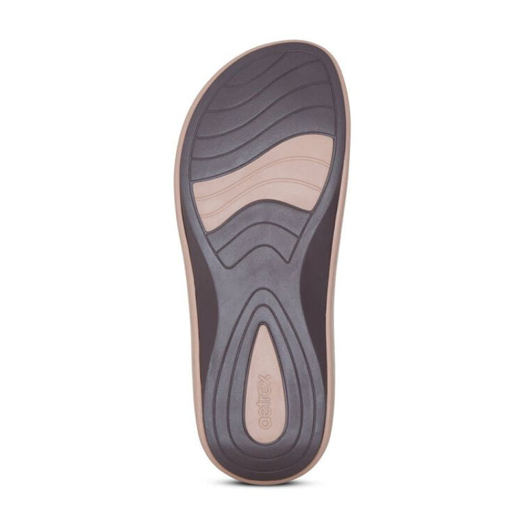 Aetrex Maui Mocha Women's Flips