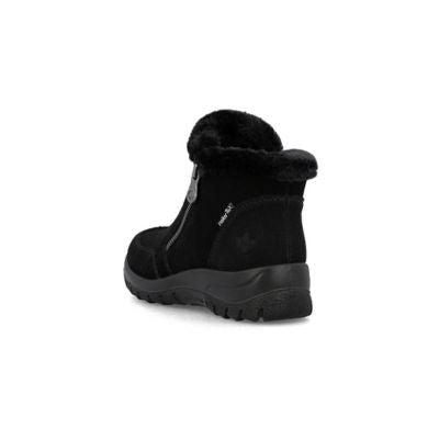Rieker L7188-00 Black Women's Ankle Boots