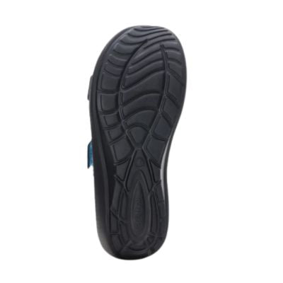 Aetrex Kaia Blue Pearlized Women's Flipflops