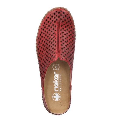 Rieker M2885-35 Red Women's Clogs