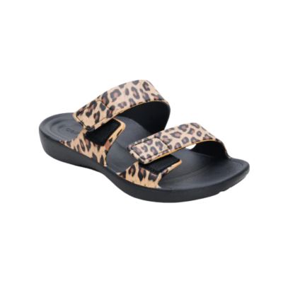 Aetrex Kaia Leopard Women's Flipflops