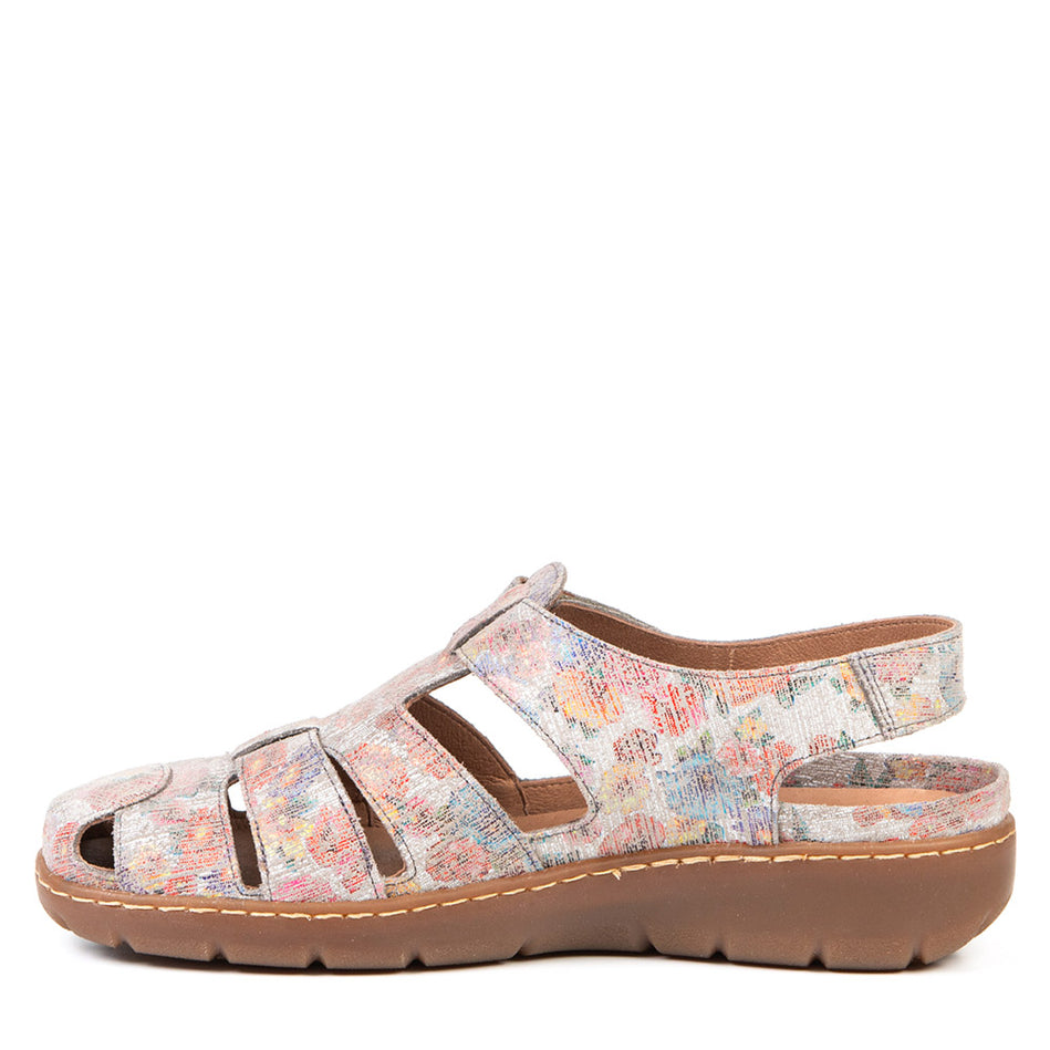Portofino Women's Fisherman Sandal for Orthitics with Velcro