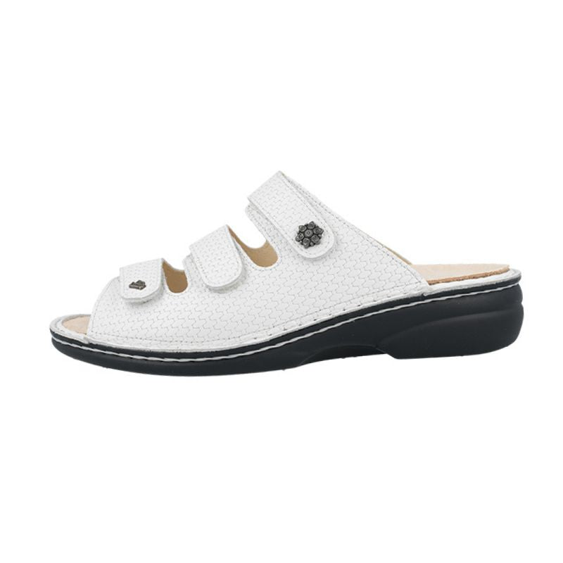 Finn Comfort Menorca-S White Lotus Women's Slides