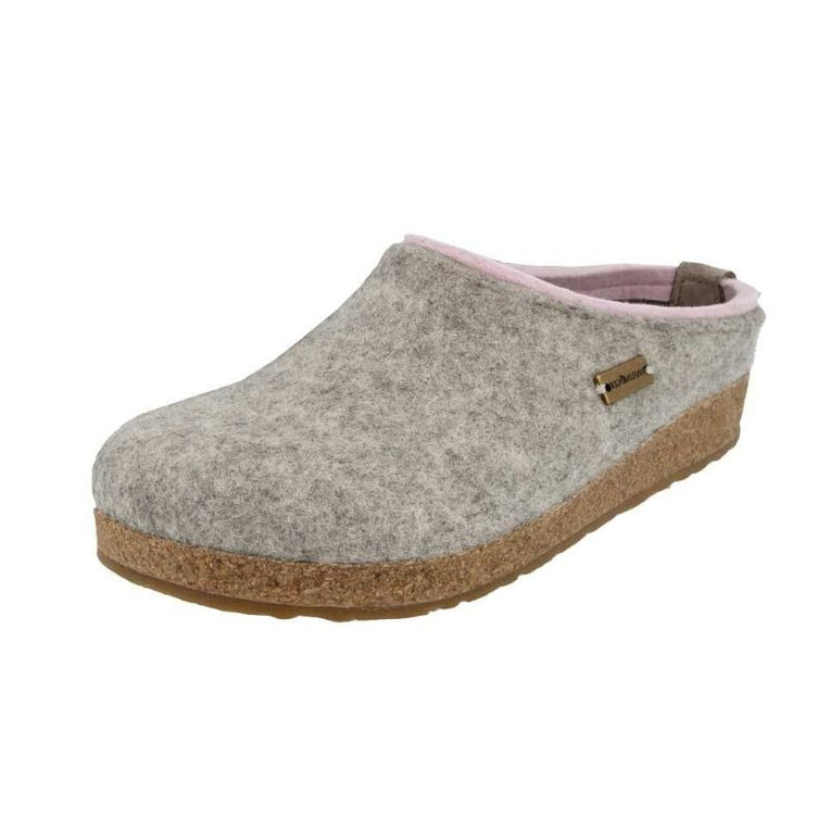 Haflinger Grizzly Kris Silver Grey Women's Slippers