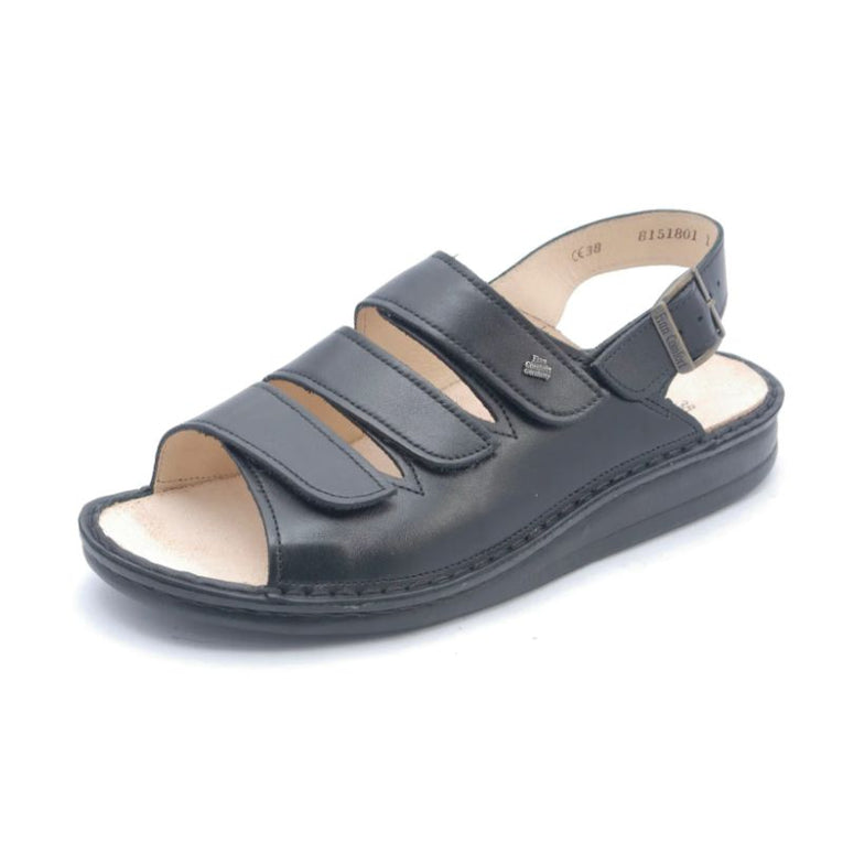 Finn Comfort Sylt-S Black Women's Sandals