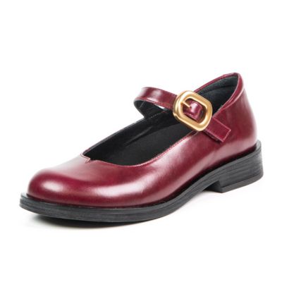 Portofino MS-12700XX Burgundy Women's Mary-Jane Dress Shoes
