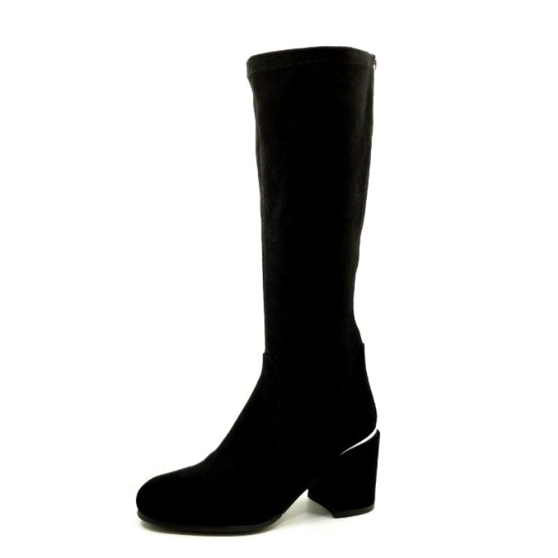 Valdini Robin Women's High Boots Suede Black