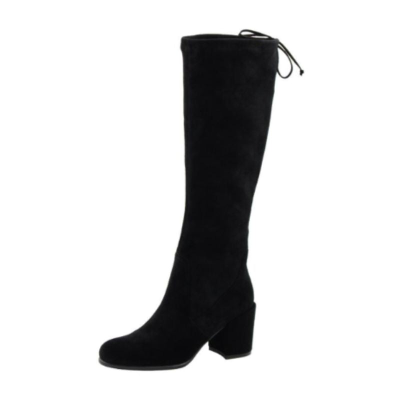 Valdini Rona Black Suede Stretch Women's High Boots