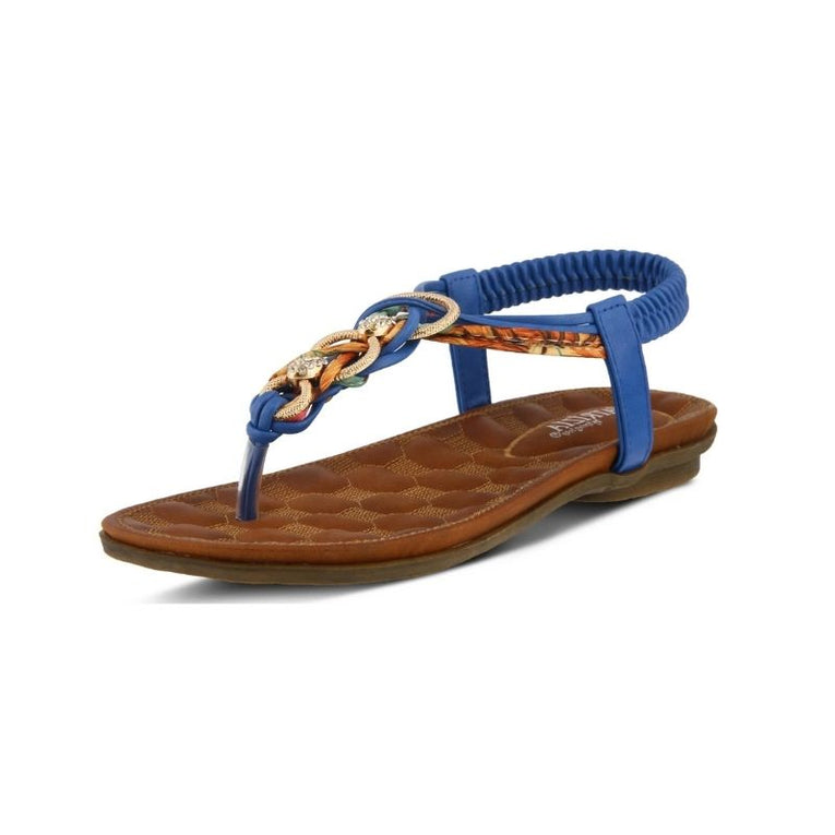 Patrizia by Spring Step Gadelina Blue Women's Sandals