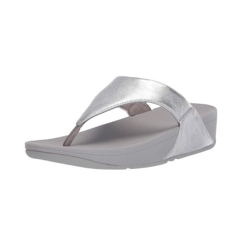 Fitflop Lulu Silver Toe-Post Women's Sandals