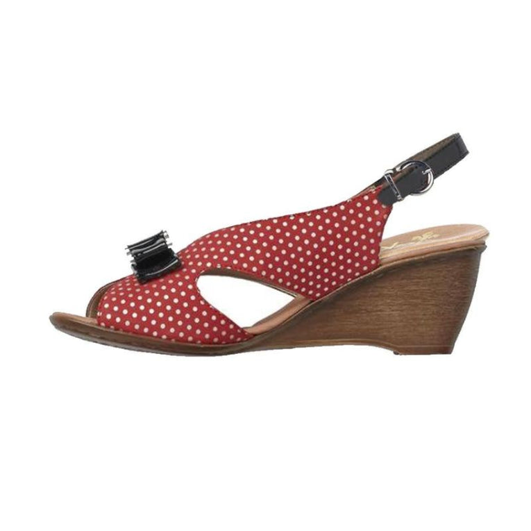 Rieker V1171-33 Women's Wedge Sandals