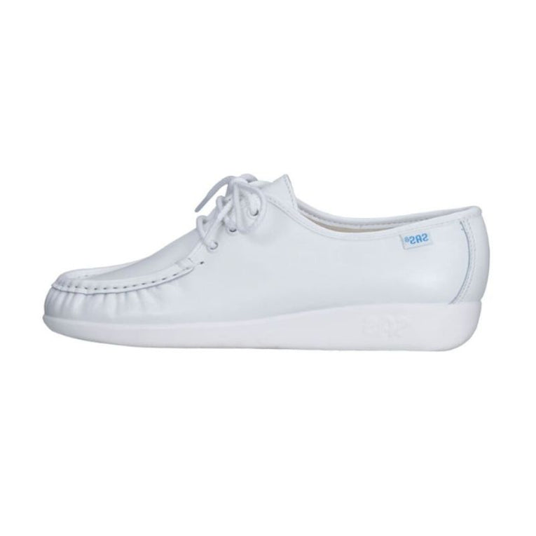 SAS Siesta White Women s Lace up Shoes 0038 002