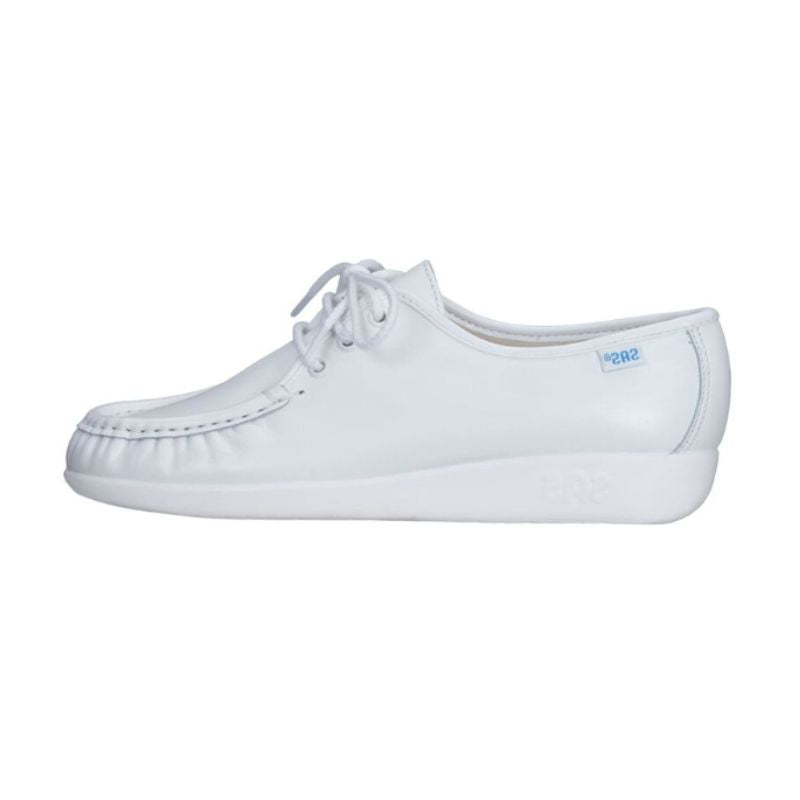 SAS Siesta White Women's Lace-up Shoes 0038-002