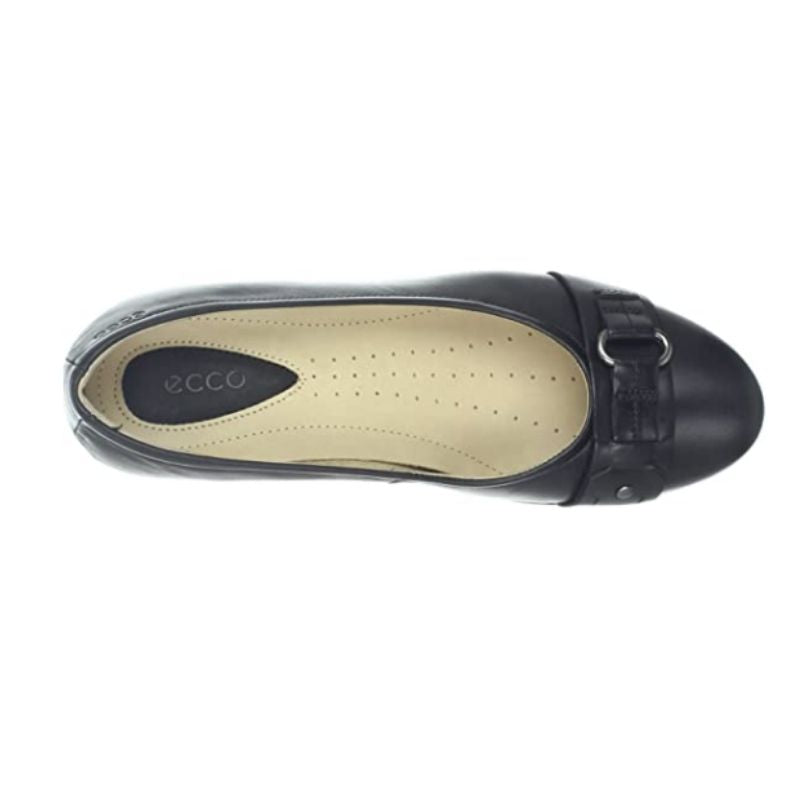 Ecco Abelone Ballerina Black Women's Shoes 213503 01001