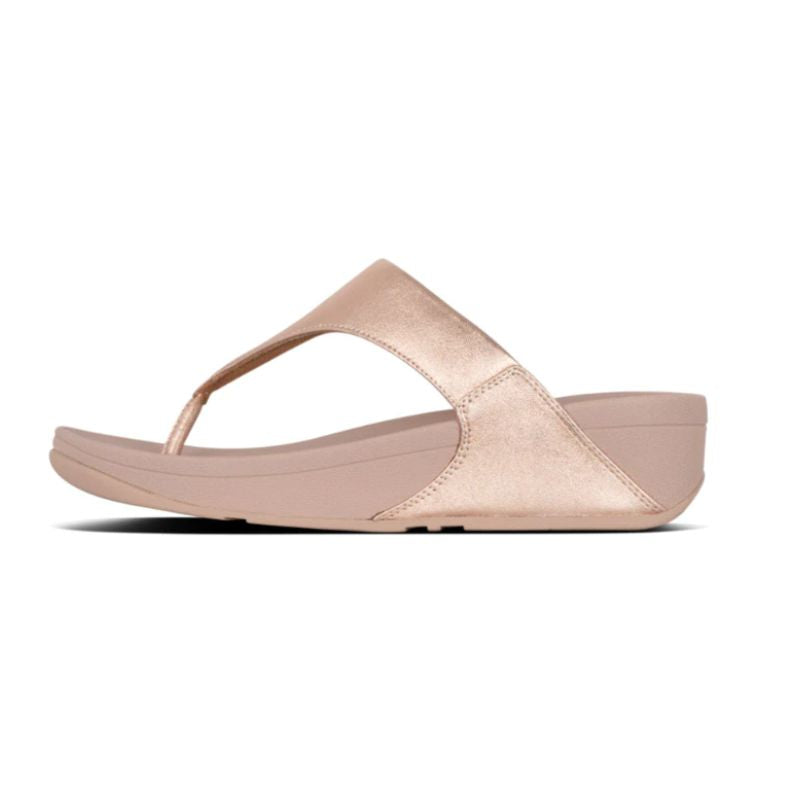 Fitflop Lulu Rose Gold Toe-Post Women's Sandals