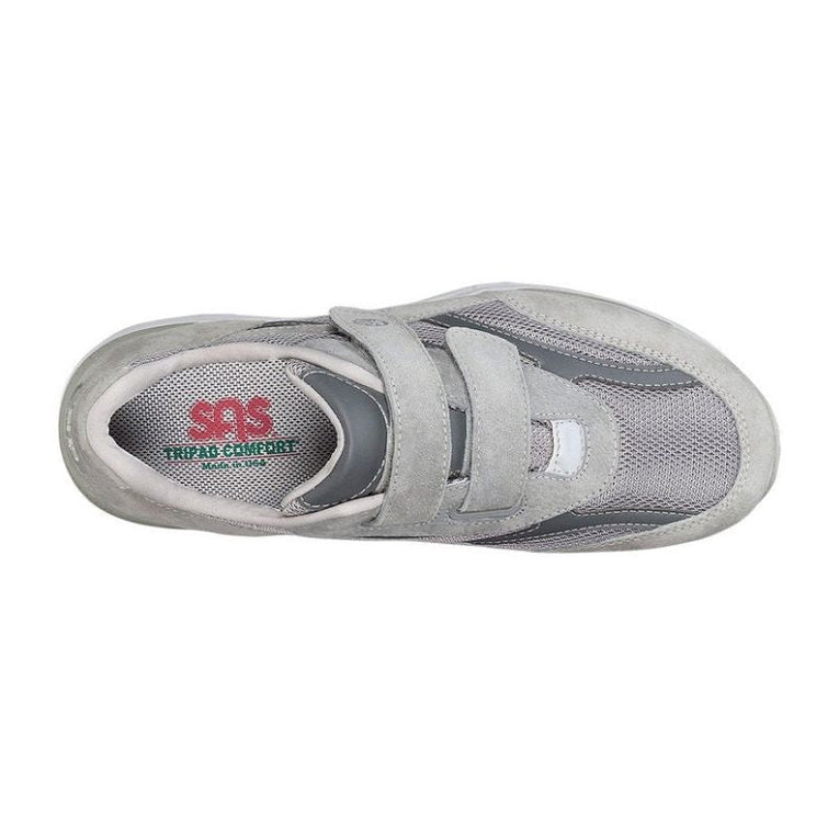 SAS JV Mesh Gray Men's Shoes Extra Wide 2400-12