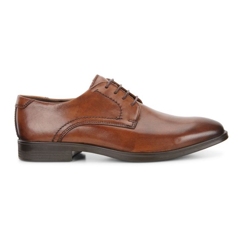 Ecco Melbourne Brown Men's Lace-up Shoes 621634 01112