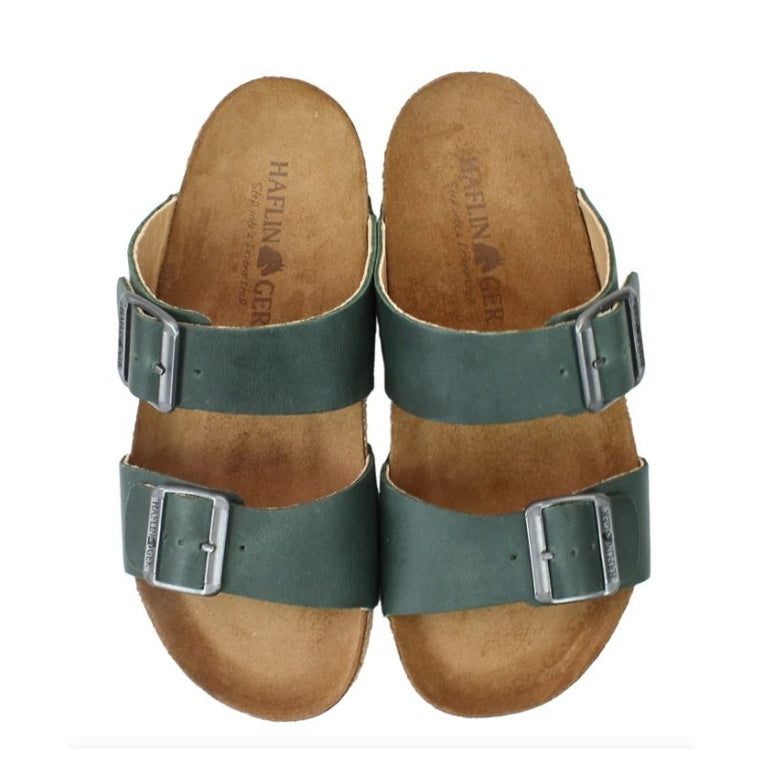 Haflinger Andrea Green Women's Sandals