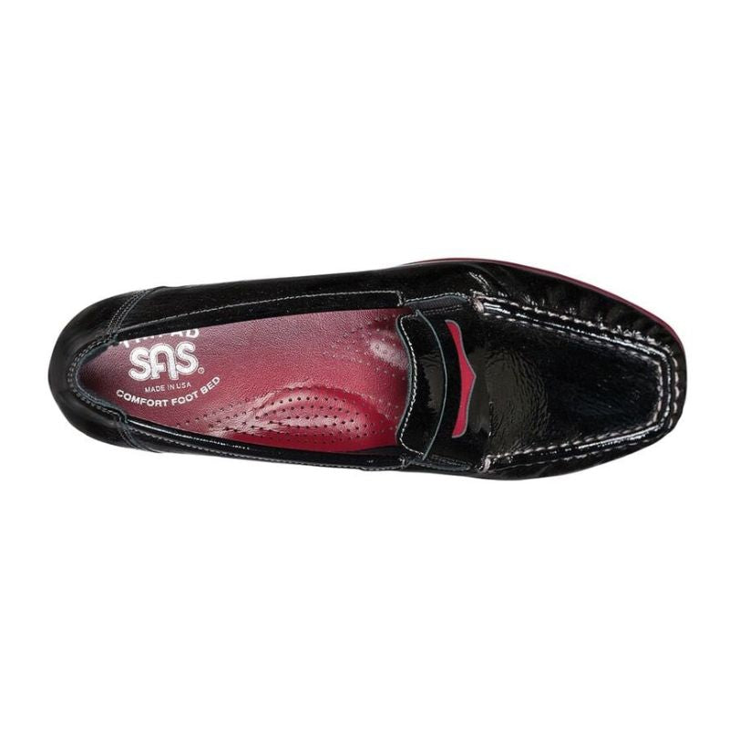 SAS Penny J Black Pat Rouge Women's Shoes 2350-311