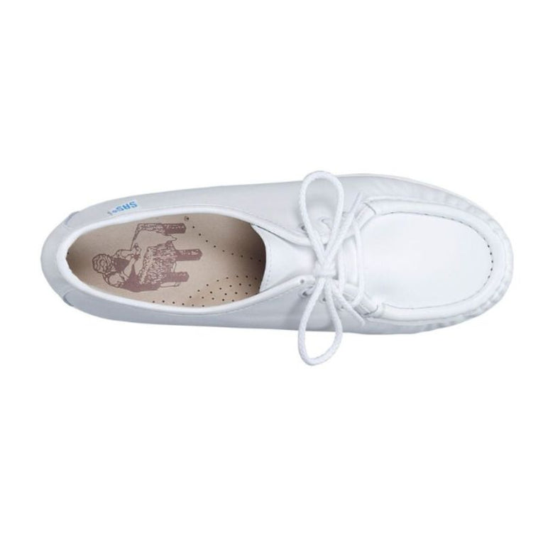 SAS Siesta White Women's Lace-up Shoes 0038-002