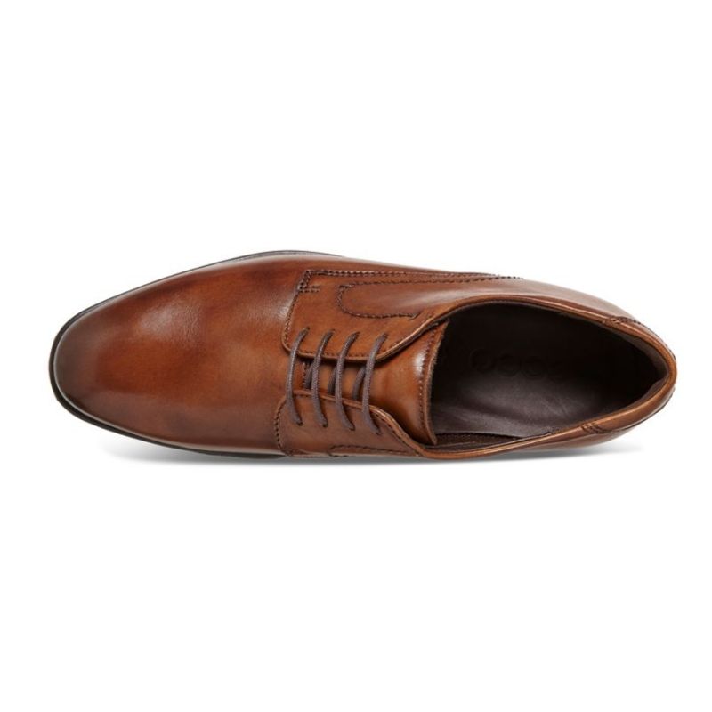 Ecco Melbourne Brown Men's Lace-up Shoes 621634 01112