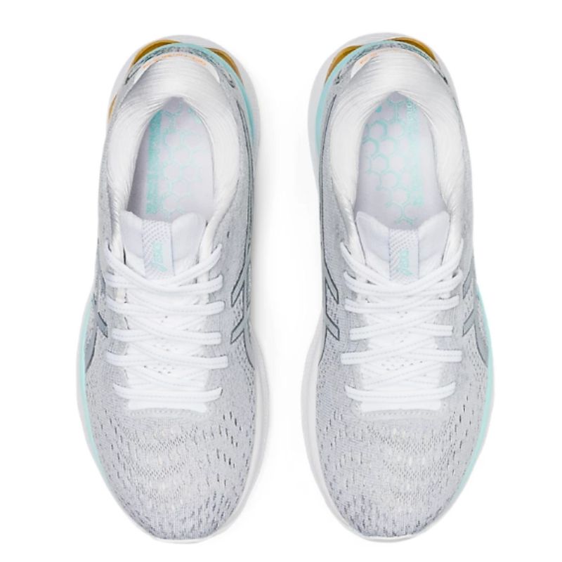 Asics Gel-Nimbus 24 White/Pure Silver Women's Sneakers