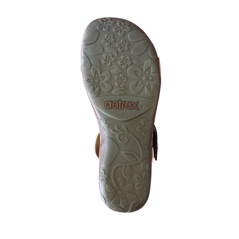 Aetrex Gabby Stone Multi SE316 Women's Sandals