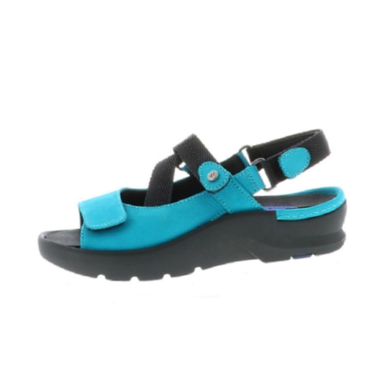 Wolky 3925 Lisse Turquoise Women's Sandals