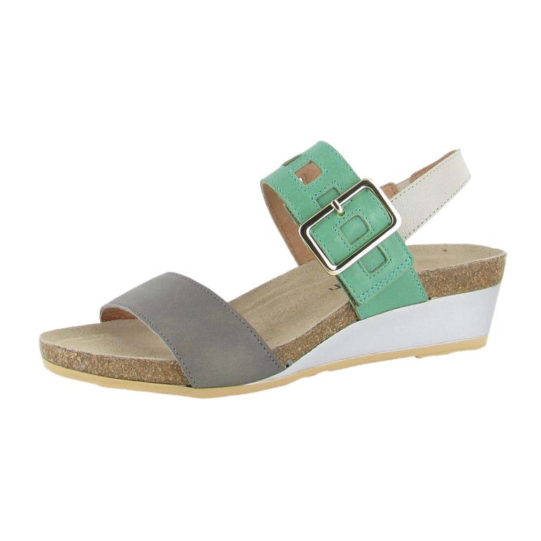 Naot Dynasty 05052 Frog Grey Women's Wedge Sandals