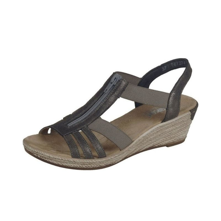 Rieker 62471-45 Women's Wedge Sandals